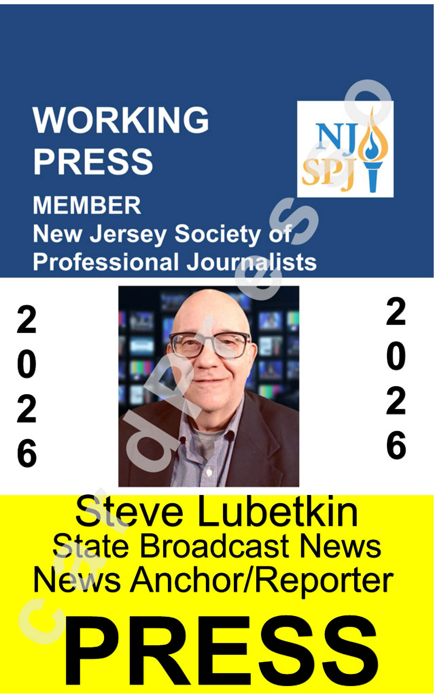 Press ID Card
